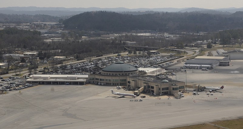 The Chattanooga Metropolitan Airport is shown in this Feb. 27, 2013, staff file photo.