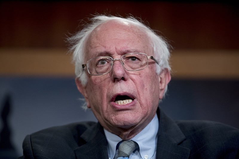 In this Jan. 30, 2019, file photo, Sen. Bernie Sanders, I-Vt., speaks at a news conference on Capitol Hill in Washington. Sanders, whose insurgent 2016 presidential campaign reshaped Democratic politics, announced Tuesday, Feb. 19, 2019 that he is running for president in 2020. (AP Photo/Andrew Harnik, File)
