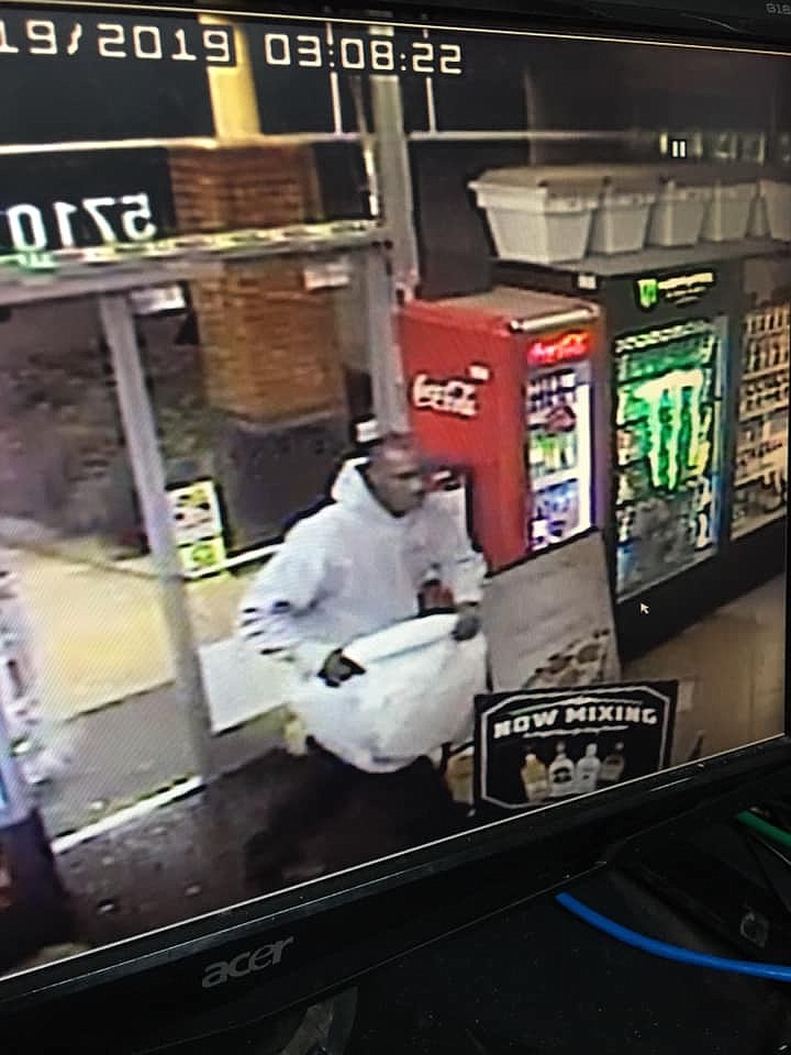 Ringgold, Georgia, police are looking for two suspects they say forced their way into the Victory Fuels store on Battlefield Parkway at 3:10 a.m. Tuesday. Photo courtesy of Ringgold Police Department.