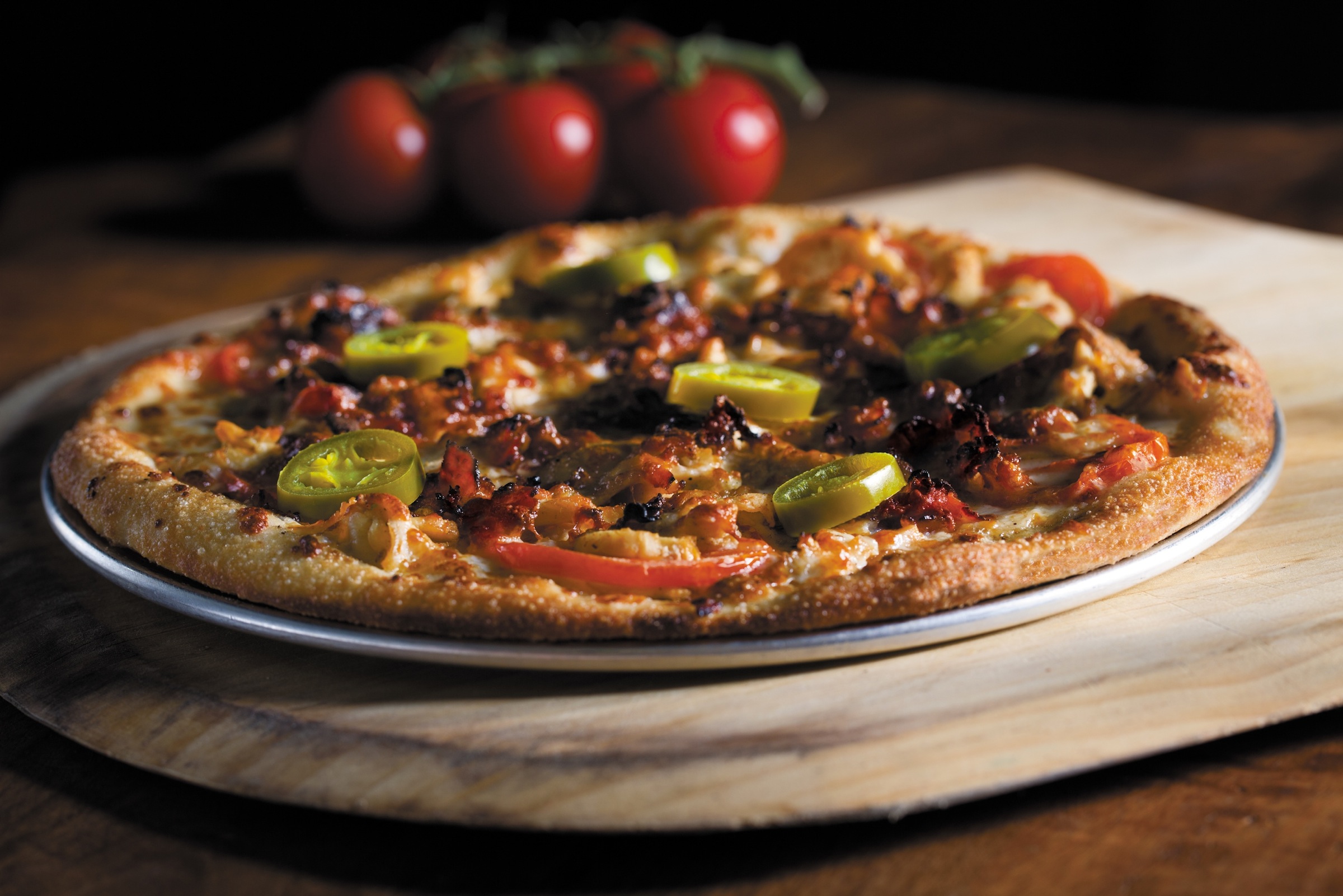 The menu at Newk's Eatery features pizza, salads, soups and toasted sandwiches.