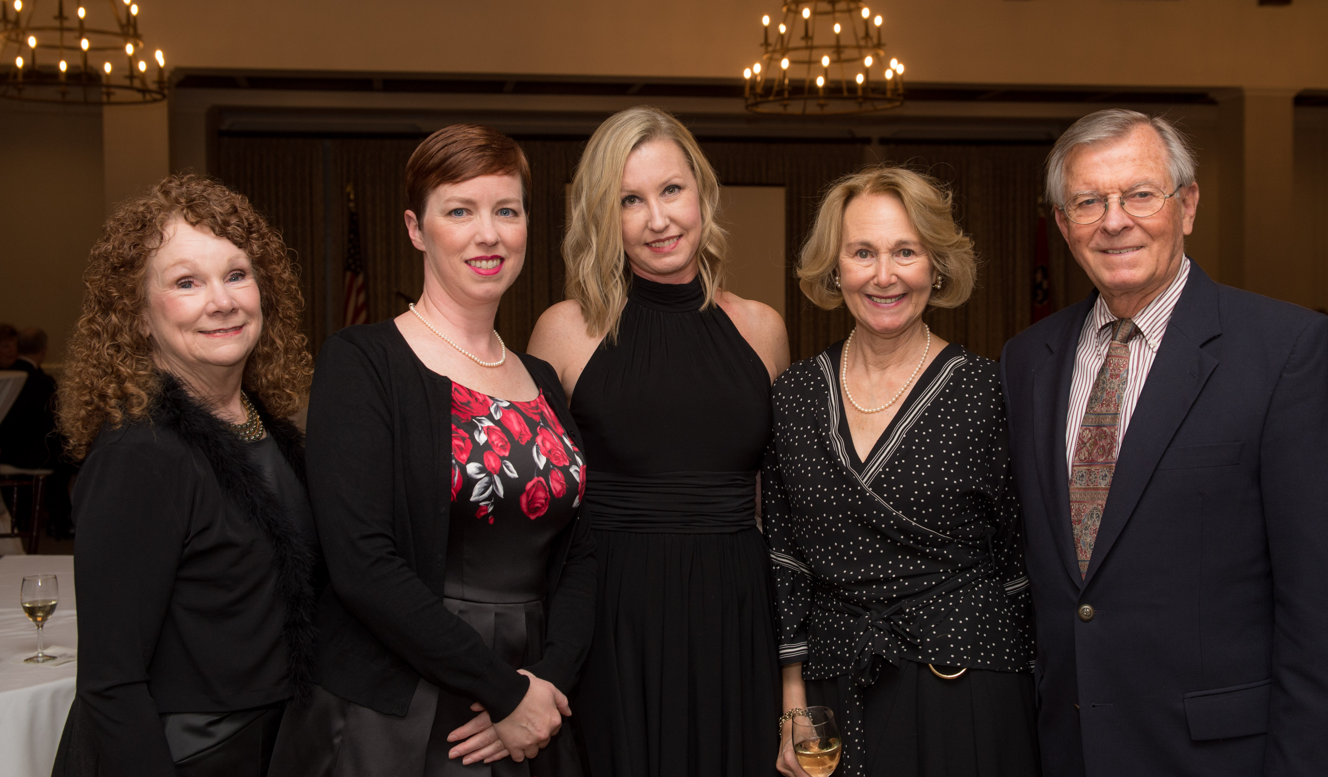 Martha Mackey, Samantha Teter, Aimee Roberts, Patricia Daniel and Chet Tschetter