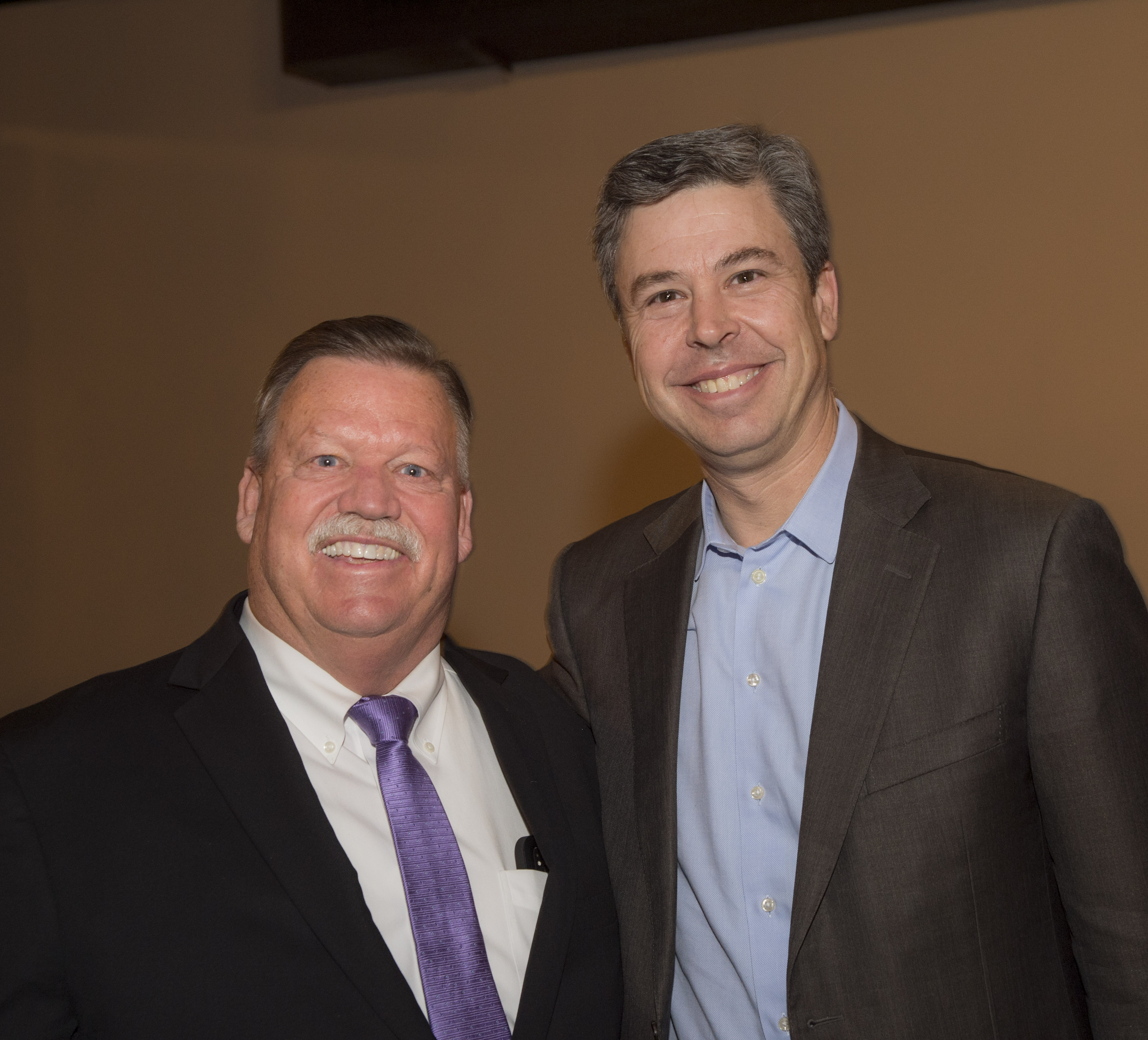 Mayors Jim Coppinger and Andy Berke