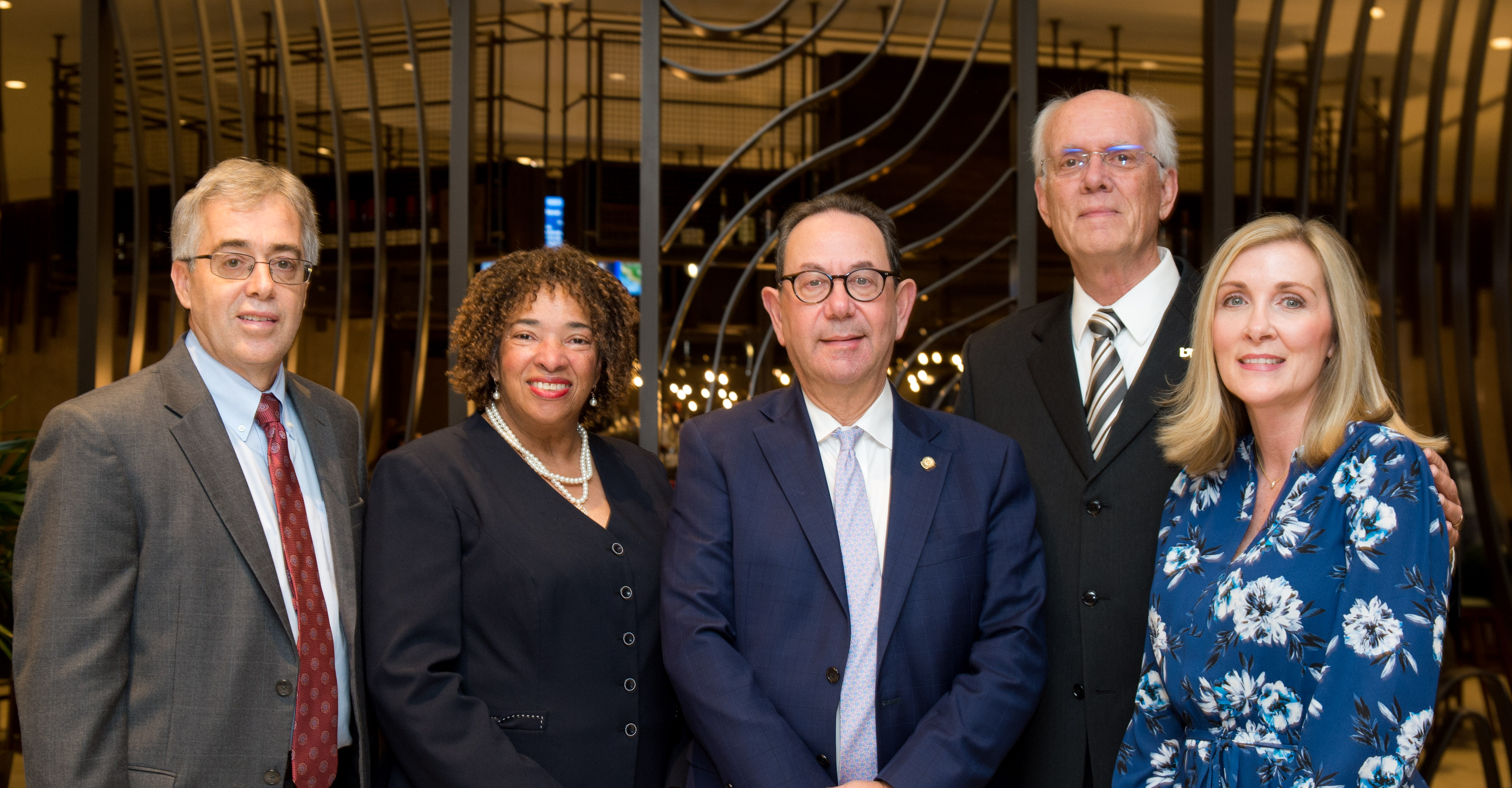 Dr. Larry Schlabach, JoAnne Favors, Kevin Spiegel, Dr. Mack Worthington and Connie Fesmire
