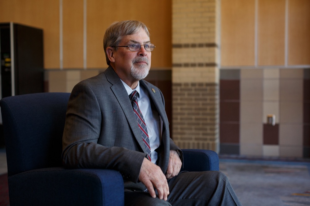 Captain Richard Phillips poses for a portrait at the Chattanooga Convention Center on Wednesday, March 6, 2019, in Chattanooga, Tenn. Phillips, whose story of capture by pirates in the Guardafui Channel is the subject of the film Captain Phillips starring Tom Hanks, was the speaker at the Cherokee Area Council of the Boy Scouts of America's Friends of Scouting Luncheon.