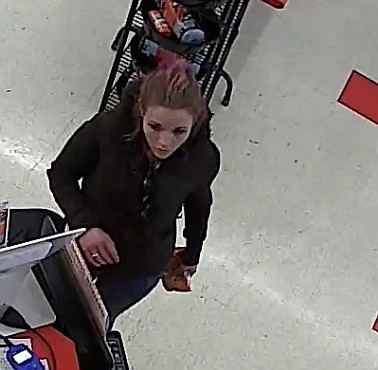 This screenshot taken from surveillance footage shows the woman Dalton Police would like to speak with in regards to a pair of auto thefts from Extreme Auto Sales at 924 South Thornton Ave. Police said the woman is "not necessarily" a suspect, and they are currently regarding her as a potential witness.