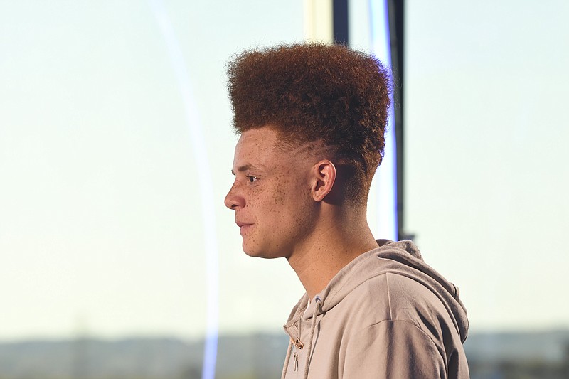 Drake McCain of Spring City, Tenn., listens to the judges' comments during his "American Idol" audition. / Photo from ABC/David Williamson