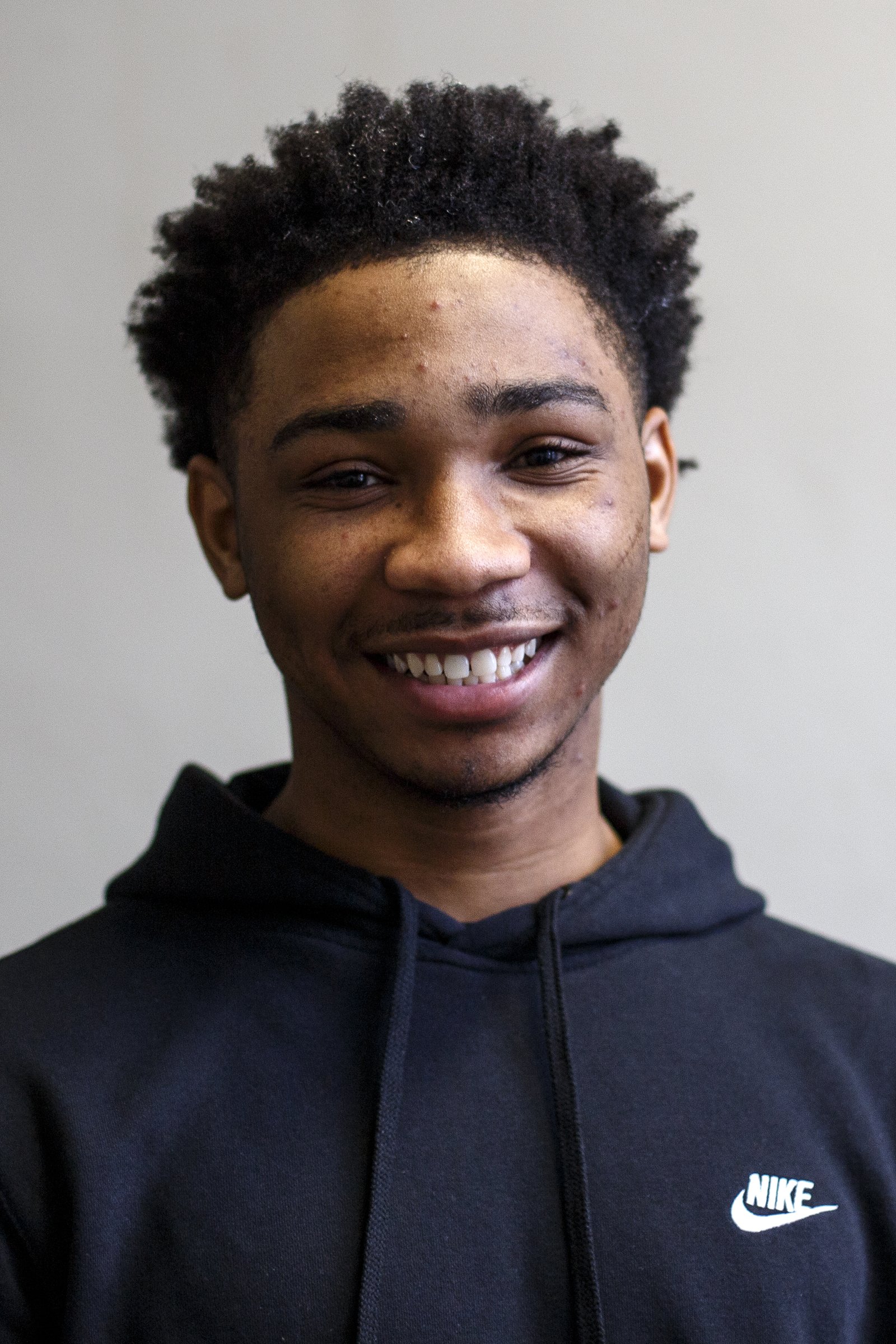 Brevin Sims poses at Chattanooga School for Arts and Sciences on Friday, March 1, 2019 in Chattanooga, Tenn. Sims, along with two fellow CSAS students, participated in the Tennessee Bar Association's CATALYST program through their gifted program. With the help of gifted teacher, Kelly Davis, the group co-authored the bill which addresses voter registration and proposes a program/partnership through the DMV that would make it easier for eligible Tennesseans to register to vote.