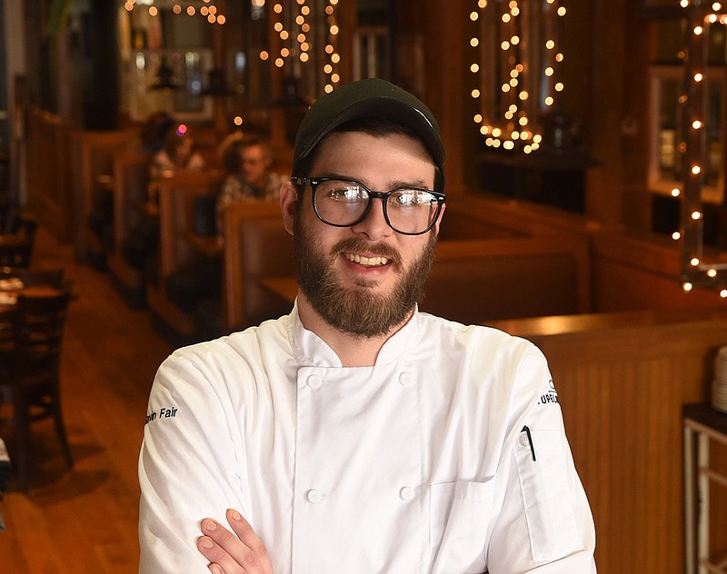 Gavin Fair is executive chef at Tupelo Honey inside Warehouse Row in downtown Chattanooga.