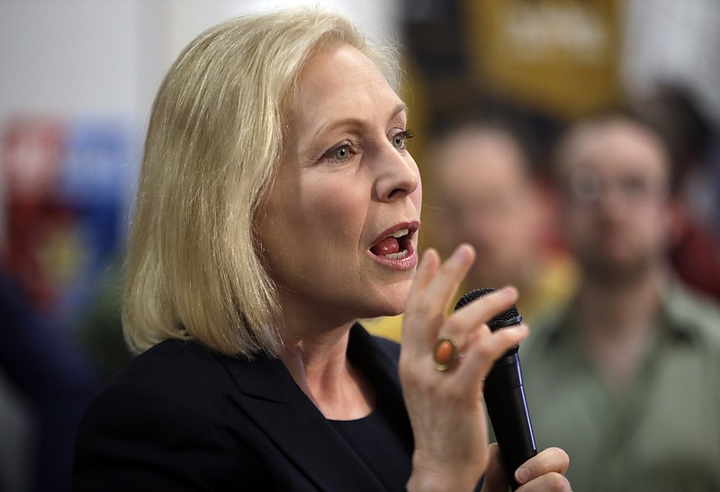 Democratic presidential candidate Sen. Kirsten Gillibrand, D-New York, said she would dare private health insurance companies to try to compete with a Medicare option for citizens.