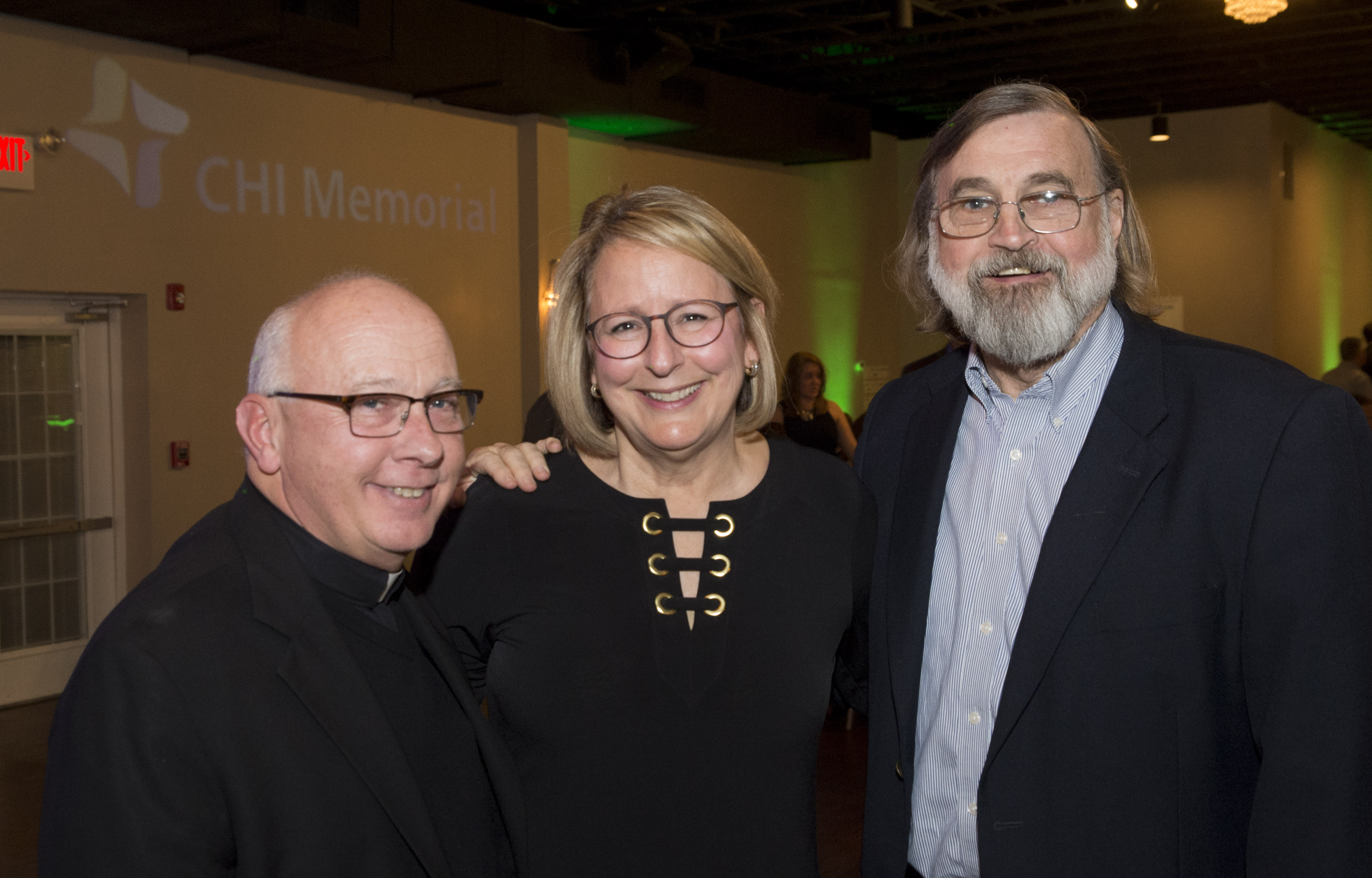 Fr. James Vick and Leslie & Raymond Fox