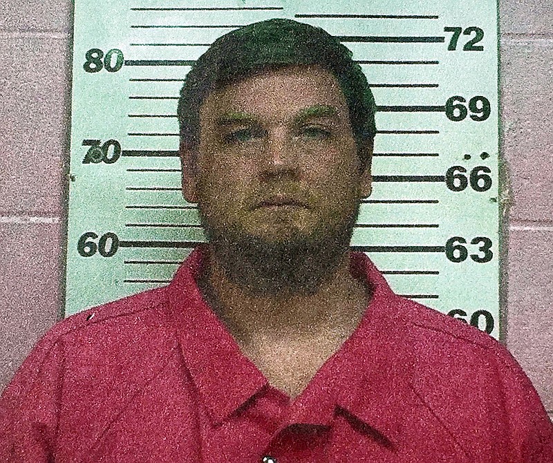 This file photo provided by the Ben Hill County Sheriff's Office, Ga., shows Bo Dukes on Friday, March 3, 2017. Dukes was sentenced Friday, March 22, 2019 in court in Abbeville. 
 Dukes was convicted Thursday night of lying to investigators about the 2005 death of Tara Grinstead. The high school history teacher's body was burned to ash and bone fragments in a pecan orchard.(Ben Hill County Sheriff's Office/WMAZ via AP, File)