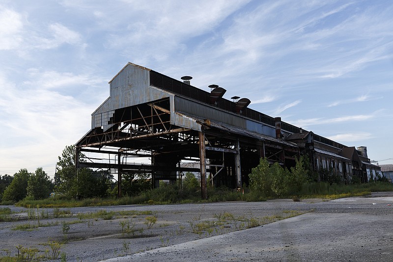 The former U.S. Pipe and Wheland Foundry site is seen on Aug. 23, 2018, in Chattanooga.