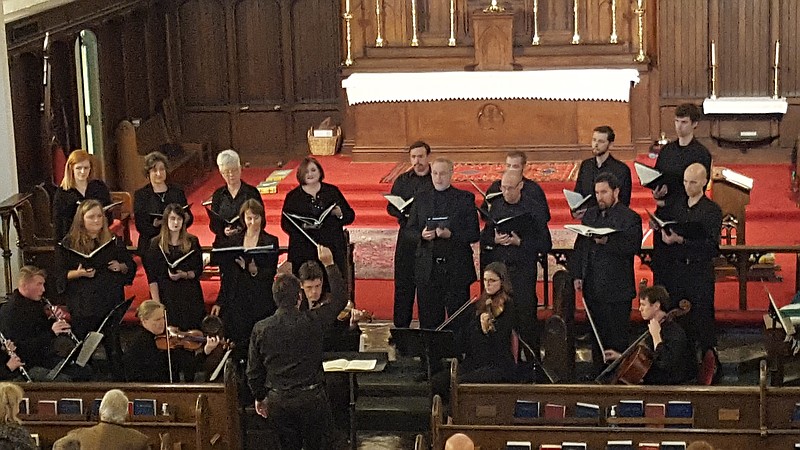 In each concert, director David Long presents a brief explanation of the cantata the choir will sing to place the work in its liturgical context. / Bach Choir contributed photo