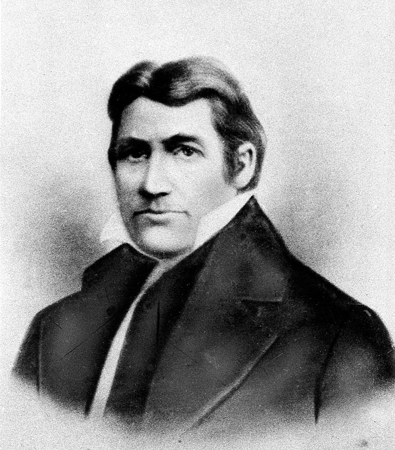 In this undated file photo, Davy Crockett, American pioneer and member of the U.S. Congress, is shown in a portrait drawing. It's pronounced "app-uh-latch-uh," not "app-uh-lay-sha." Lawmakers give the pronunciation lesson in a resolution calling for the state's Tennessee Blue Book to discuss how people in Appalachia talk. A Senate panel advanced the proposal Tuesday, March 26, 2019. The resolution also ties the speech of Appalachia to other parts of the country, noting that Tennessean Crockett and other Appalachians traveled to parts of Texas, likely bringing the construction "liketa" with them. (AP Photo, File)

