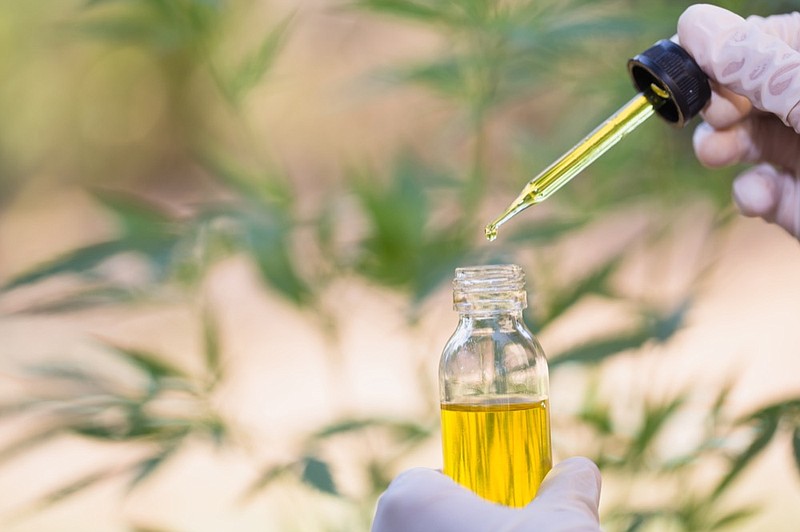 Hemp oil, Medical marijuana products including cannabis leaf, cbd and hash oil, alternative medicine cbd tile / Getty Images