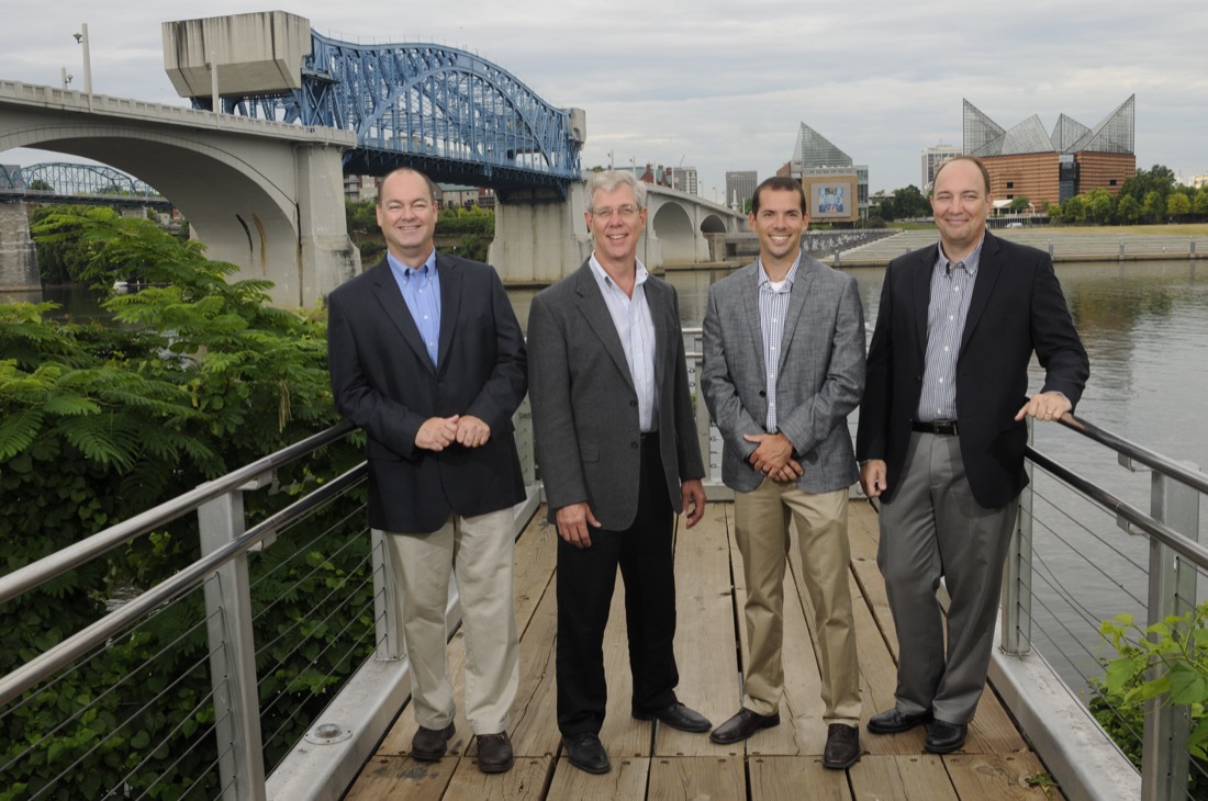 In this 2016 staff file photo, March Adams & Associates leaders Jeff Westbrook, Scott McKenzie and Michael Hutcherson are shown.