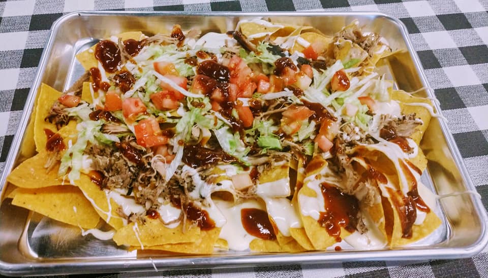 Barbecue nachos are one of the many new menu offerings at Five Points Farm House. (Contributed photo from Five Points Farm House)