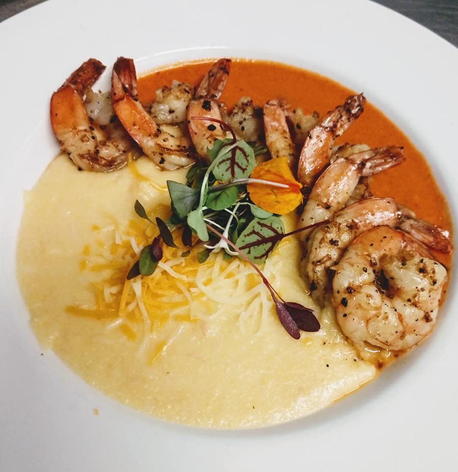 A shrimp dish at Five Points Farm House / Photo contributed by Five Points Farm House