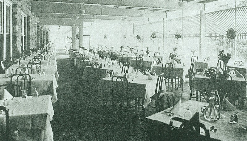 A dining room is shown in the early days of the Signal Mountain Inn, now Alexian Inn, where the town of Signal Mountain is holding the kick-off event for its centennial celebration April 4.