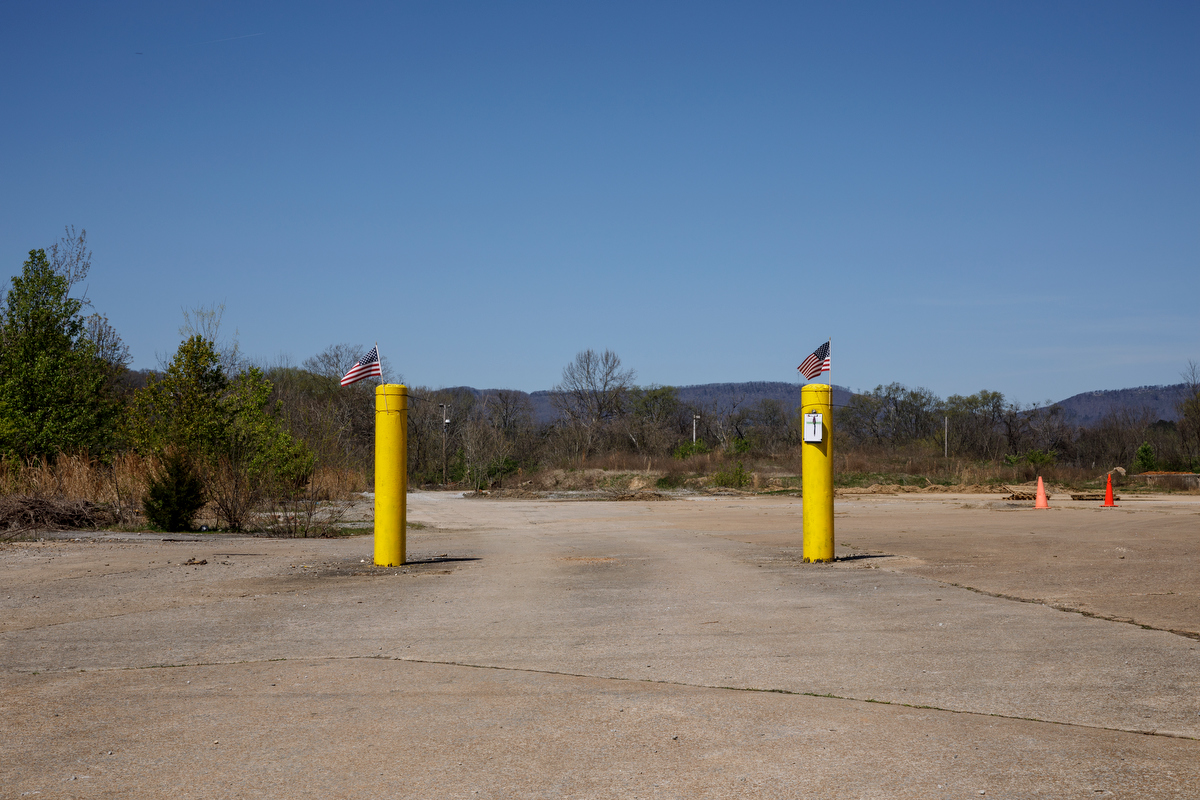 A portion of an area that will connect the Wheeland Foundry Trailhead of the Tennessee Riverwalk to Alton Park is seen on Wednesday, March 27, 2019, in Chattanooga, Tenn. Officials are looking at ways to expand the riverwalk onto the North Shore, into St. Elmo and onto Lookout Mountain.