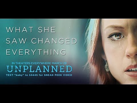 "Unplanned" movie poster from unplannedfilm.com