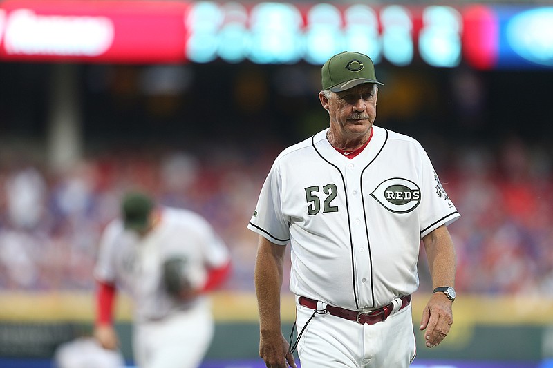 New Cincinnati Reds pitching coach Danny Darwin is in observation mode