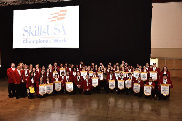 Students competed last week at Chattanooga State for the SkillsUSA Competition. Gold medal winners will travel to Louisville in June for the national conference (contributed photo from Chattanooga State Community College.)