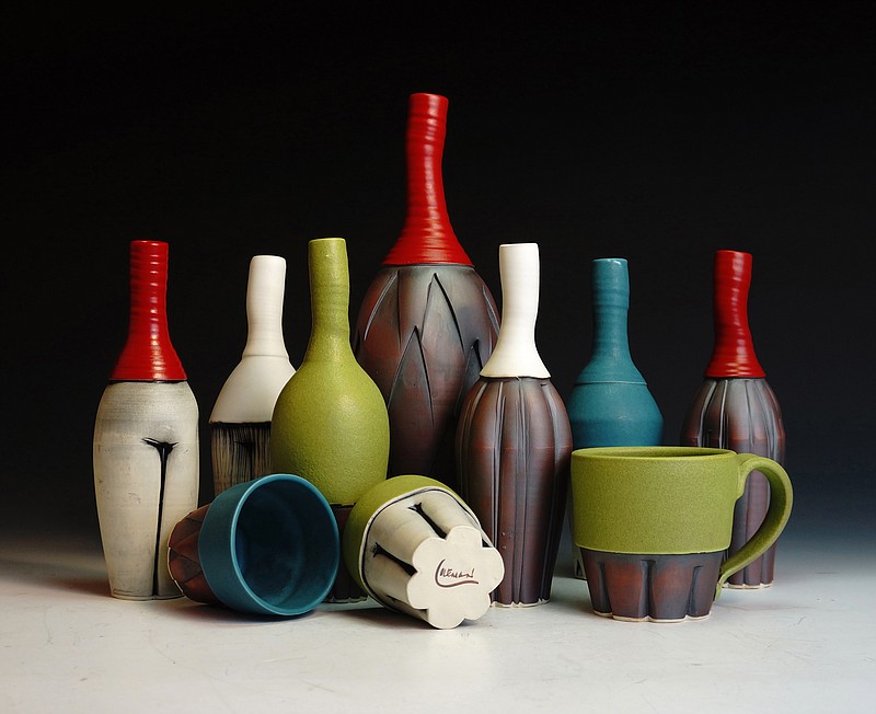 Ceramic vessels by Ed and Kate Coleman from North Carolina. / AVA contributed photos