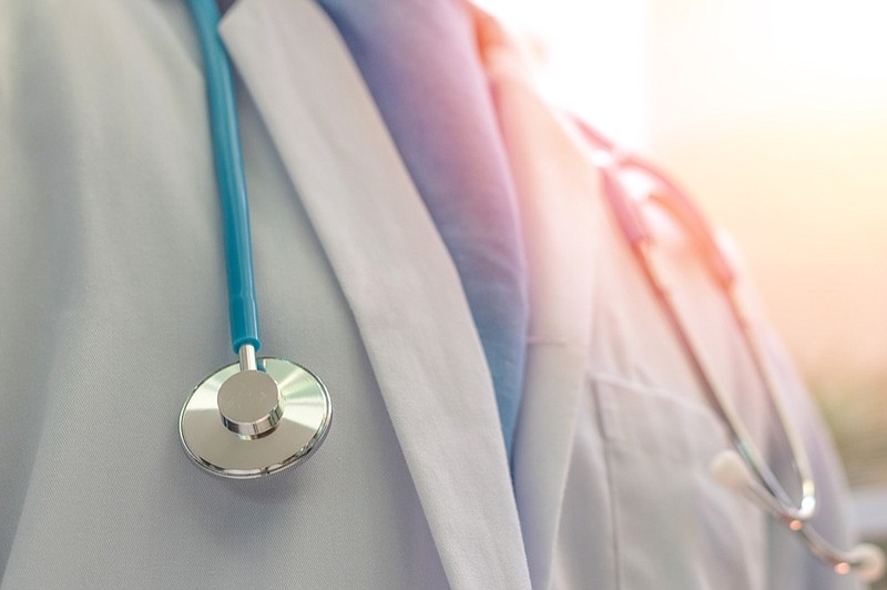 
Medical doctor or physician in white gown uniform with stethoscope in hospital or clinic doctor tile clinic tile health care healthcare medicine / Getty Images