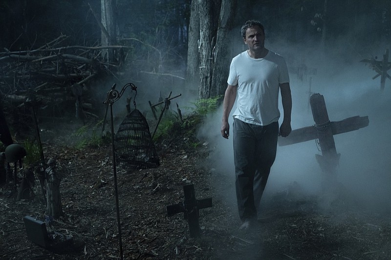 This image released by Paramount Pictures shows Jason Clarke in a scene from "Pet Sematary." (Kerry Hayes/Paramount Pictures via AP)