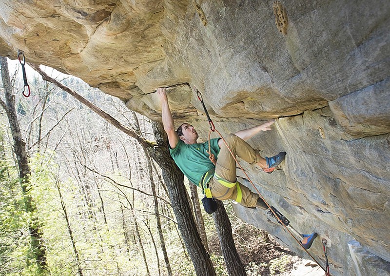 Ronnie Dickson enjoys climbing around the Chattanooga area and has helped spread participation in adaptive climbing throughout the country. Dickson is a three-time national champion and two-time silver world medalist.