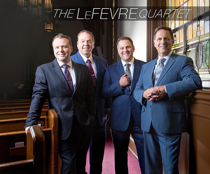 LeFevre Quartet from Atlanta is one of three Southern gospel quartets singing tonight at The Colonnade. / Facebook.com photo
