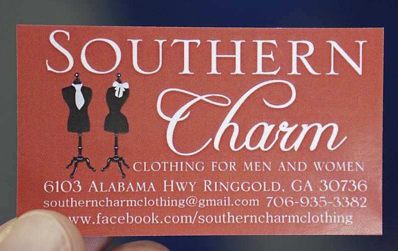 Staff Photo by Dan Henry / The Chattanooga Times Free Press- 3/16/15. Unique items are for sale at Southern Charm, a Ringgold, Georgia boutique clothing store, on Monday, March 16, 2015. The Cross's are opening a second location at Hamilton Place Mall. 