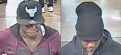 The Dalton Police Department is seeking the identity of these two men suspected of breaking into vehicles on April 12 at the Planet Fitness gym parking lot on Walnut Avenue.