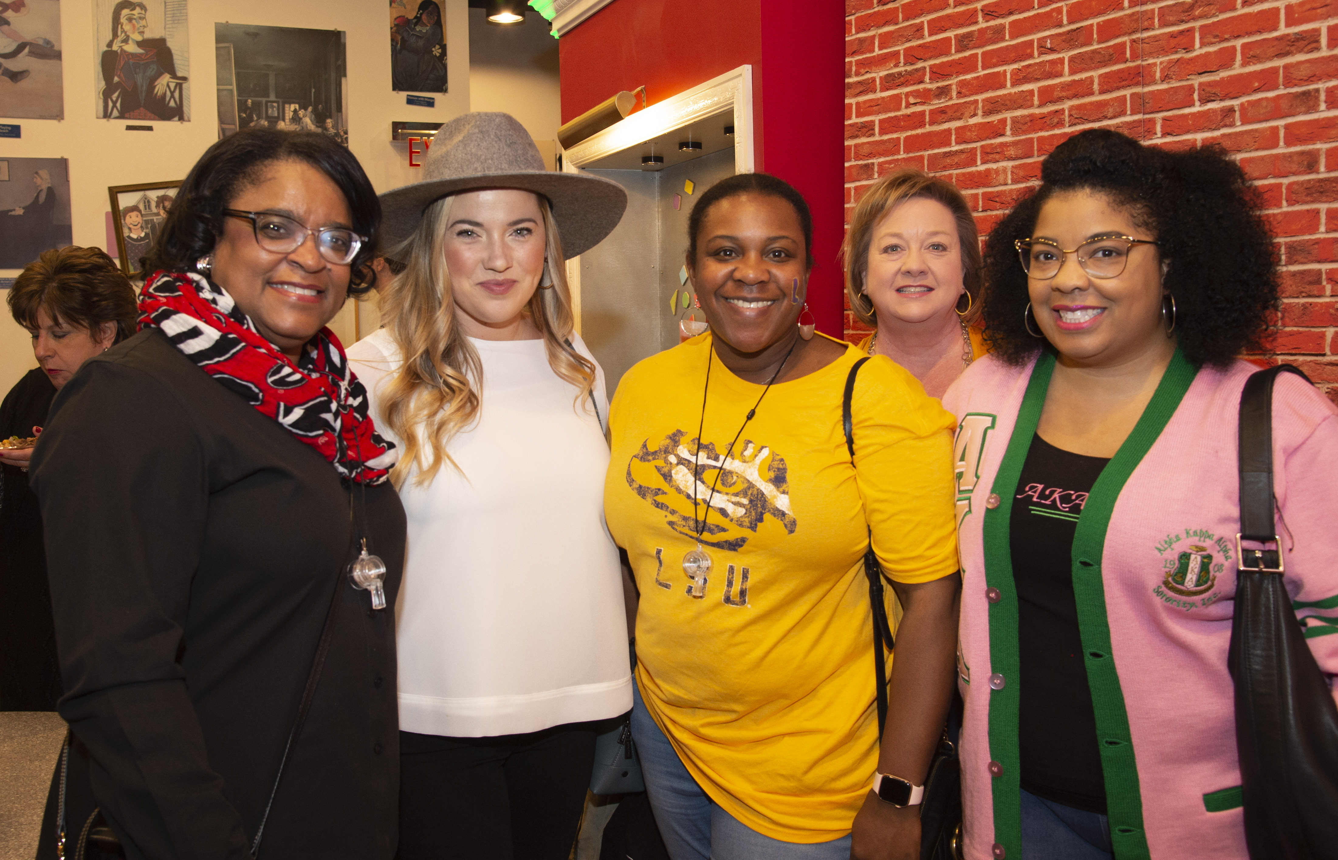 Ursula Carter, Shelby Wamp, Gabrielle Sanders, Kellie Mosgrove and Carmen Davis