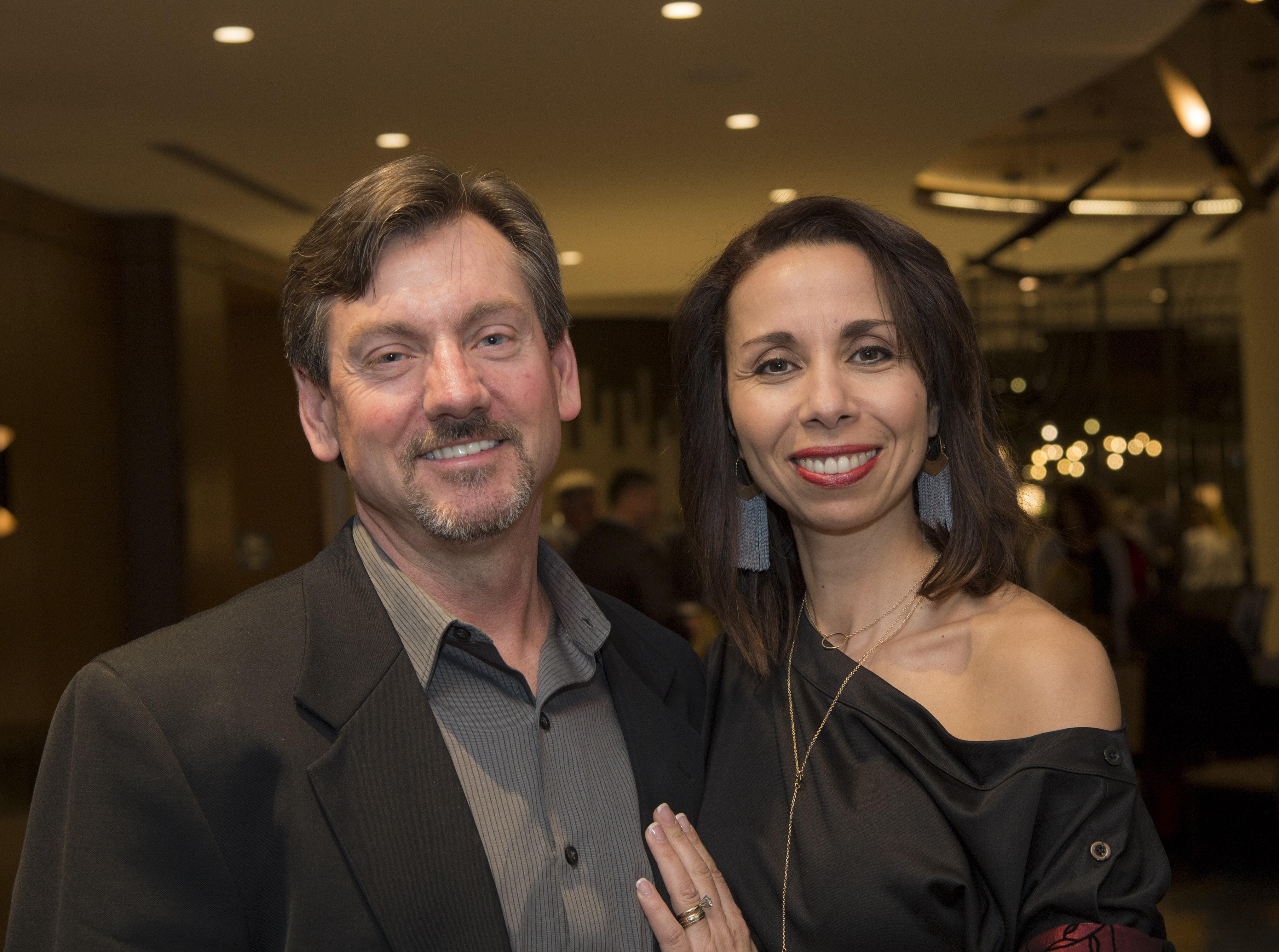 Cliff Johnson and Nasera Souidi