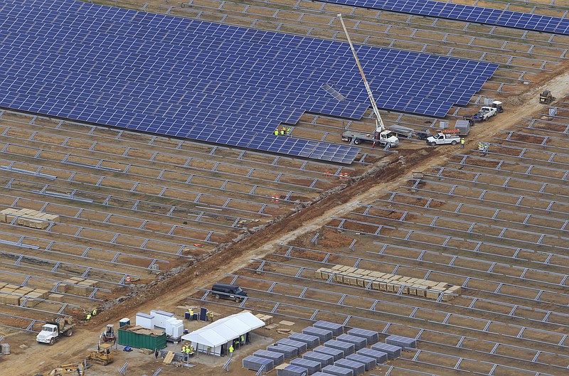 Staff file Photo by Dan Henry/Chattanooga Times Free Press - In 2012, Volkswagen built it's own solar farm — the state's largest.
