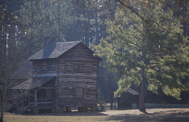 Vann Tavern at the New Echota Historic Site in Calhoun, Georgia.