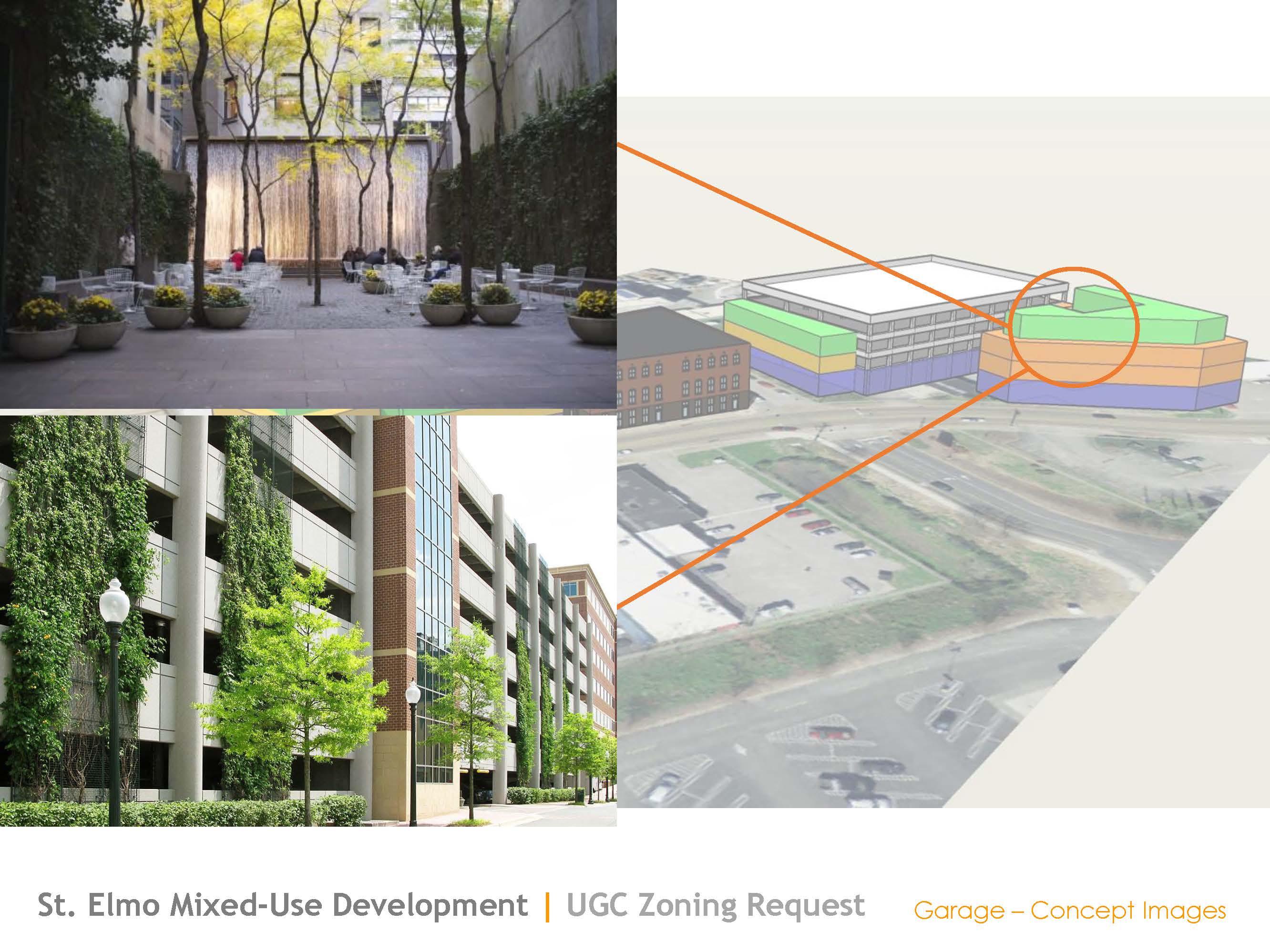 These renderings and site plans show the building phases of a proposed $21 million St. Elmo mixed-use development. / Contributed by Berry Engineers LLC