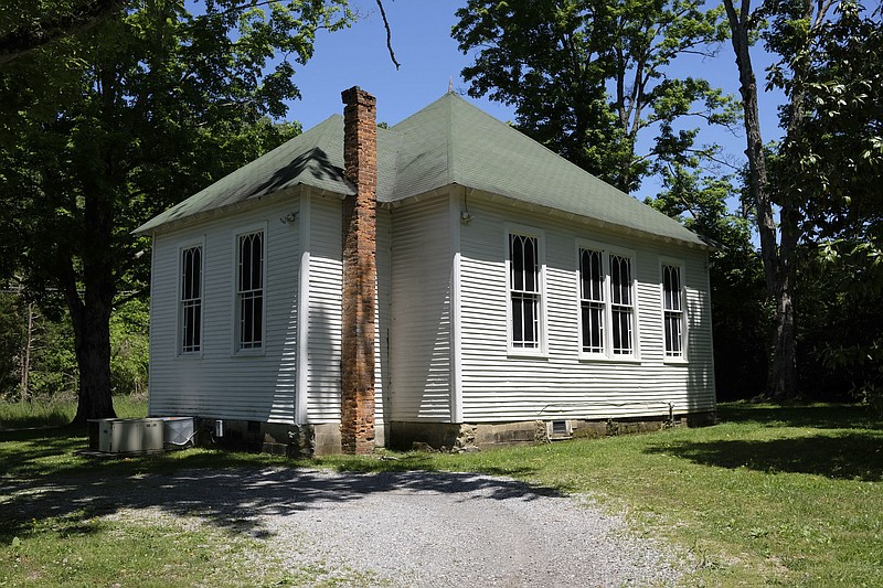 Ebenezer Cumberland Presbyterian Church in Marion County is seen in this photo take May 6, 2019.  The historic structure is being considered for the National Register of Historic Places.  