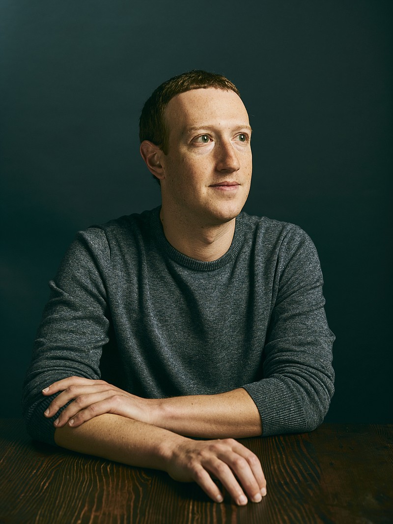 Mark Zuckerberg, the founder of Facebook, in Palo Alto, California, on April 11. At its annual developer conference, Facebook unveiled a redesign adding new features that "will end up creating a more trustworthy platform," he said. (Jessica Chou/The New York Times)