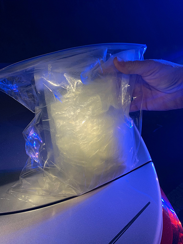 DeKalb County, Alabama, deputies seized an estimated three-quarters of a pound of cocaine during a traffic stop on Alabama Highway 40 on May 2, 2019. / Photos from the DeKalb County Sheriff's Office