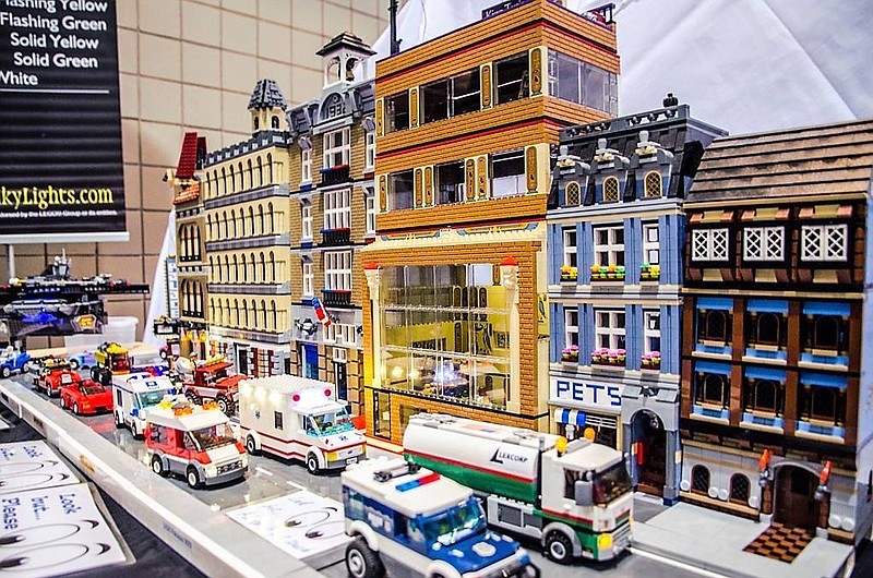 Intricately detailed Lego cities will be displayed at BrickUniverse. / BrickUniverse Contributed Photo