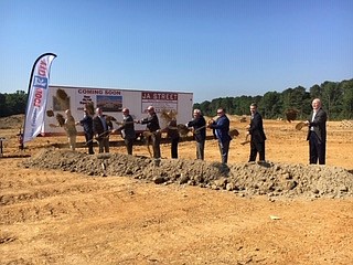 Contributed photo /
Food City President Steve Smith and other officials break ground for the new Food City grocery store in Calhoun, Georgia