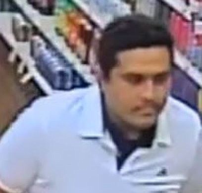 The Dalton Police Department believes this man harassed a teenage girl while she was shopping with a family member Wednesday evening, May at the Kroger on West Walnut Avenue. / Surveillance image provided by alton Police Department