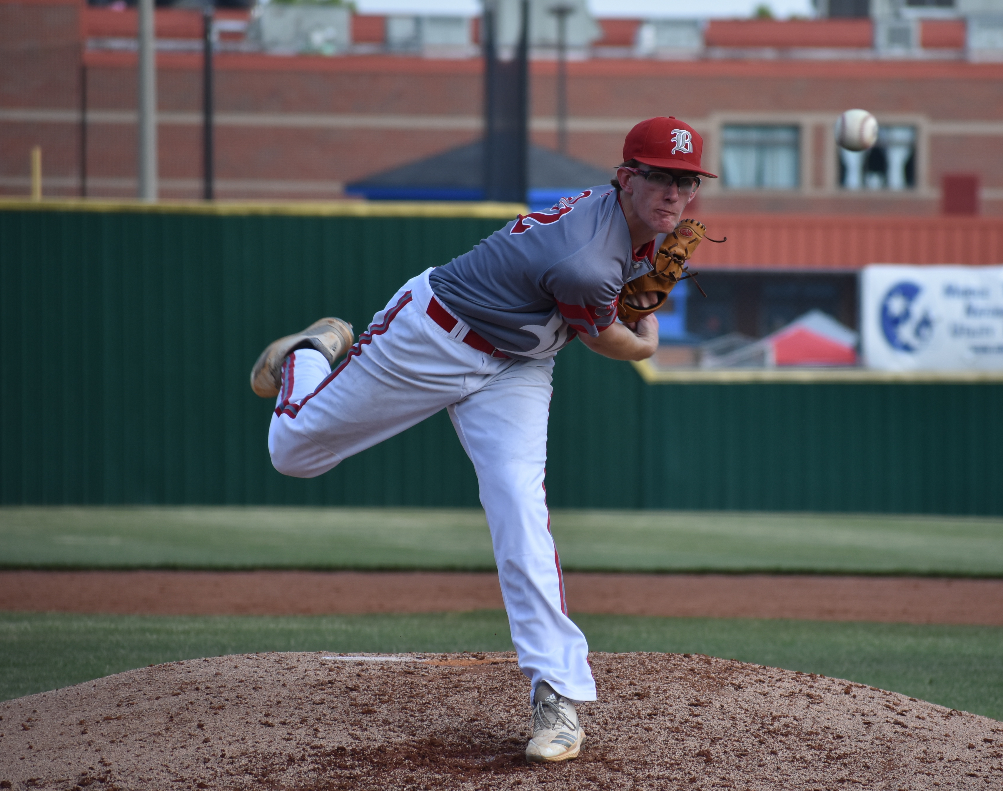 Sophomore pitcher Jay Dill tossed a five-inning shutout over Ensworth with eight strikeouts and doubled in Tuesday's 10-0 win for Baylor at Wilson Central High School.