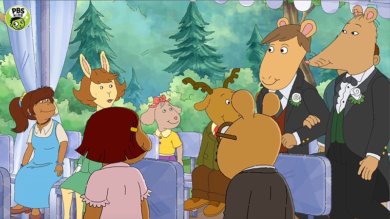 Pictured is a scene from an episode of "Arthur" titled "Mr. Ratburn & The Special Someone." 