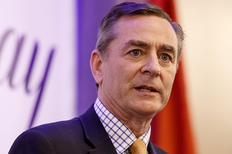 Staff photo by C.B. Schmelter / 
State Rep. and Speaker of the Tennessee House Glen Casada speaks during the Hamilton County Republican Party's annual Lincoln Day Dinner at the Westin Hotel on Friday, April 26, 2019 in Chattanooga, Tenn.
