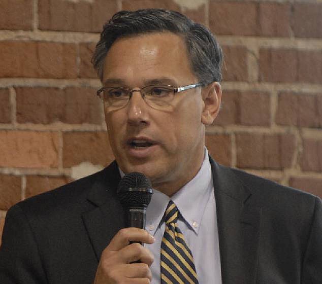 Monday, July 16, 2012
Republican state Senate candidate Greg Vital addresses his opponent Todd Gardenhire's claims that a document distributed by an anonymous sender was from the Vital campaign at a meeting with the Hamilton County Republican Women's Club on Tuesday, July 17, 2012, in Chattanooga, Tenn. 