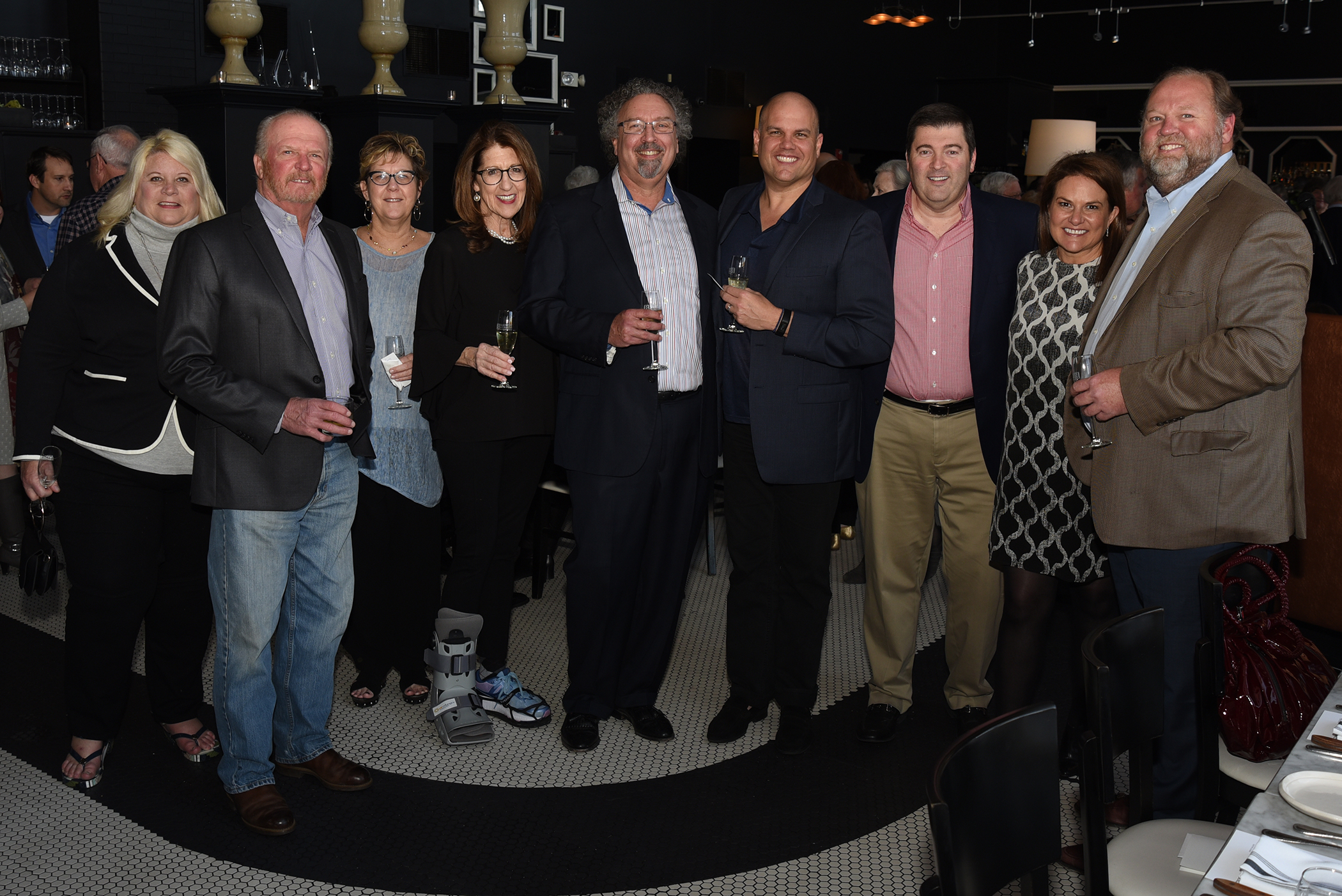 Laura Stephens, Chuck & Cyndy Schmidt, Marcy & David Eason, Rob Majors, Ed Wolf, Nicole Swank and Doug Stephens